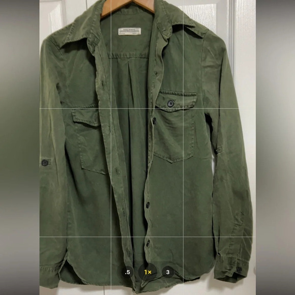 Zara Tops - Zara Denim pocket Shirt Size XS